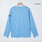 Domácí fotbalový dres Manchester City s dlouhým rukávem 2025/26 modrý